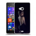 Дизайнерский пластиковый чехол для Microsoft Lumia 540 Эмма Робертс