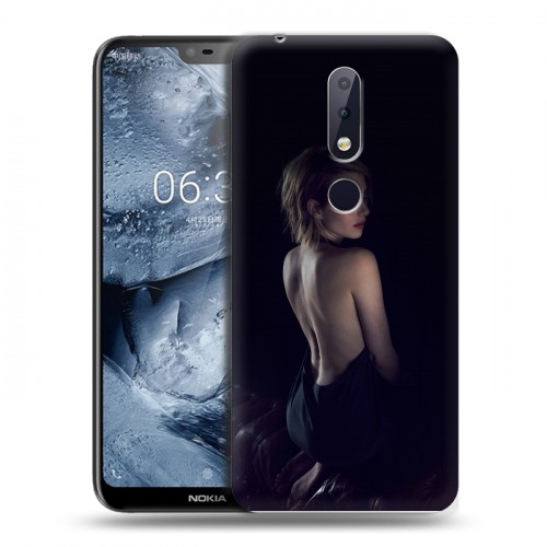 Дизайнерский пластиковый чехол для Nokia 6.1 Plus Эмма Робертс