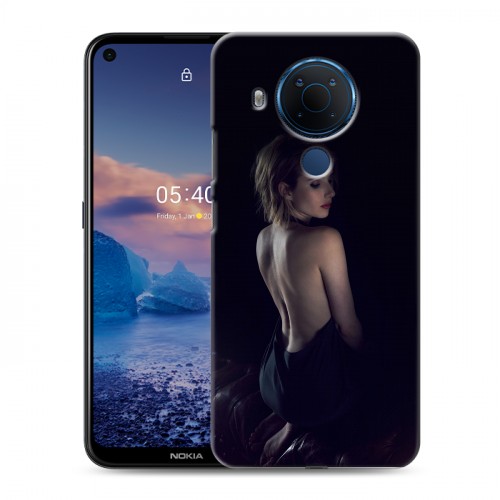 Дизайнерский силиконовый чехол для Nokia 5.4 Эмма Робертс