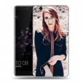 Дизайнерский пластиковый чехол для Huawei Honor Note 8 Эмма Робертс