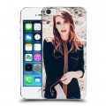 Дизайнерский пластиковый чехол для Iphone 5s Эмма Робертс