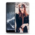 Дизайнерский силиконовый чехол для Nokia 3.1 Эмма Робертс