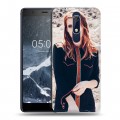 Дизайнерский пластиковый чехол для Nokia 5.1 Эмма Робертс