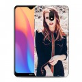 Дизайнерский силиконовый с усиленными углами чехол для Xiaomi RedMi 8A Эмма Робертс