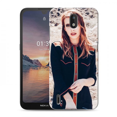 Дизайнерский силиконовый чехол для Nokia 1.3 Эмма Робертс