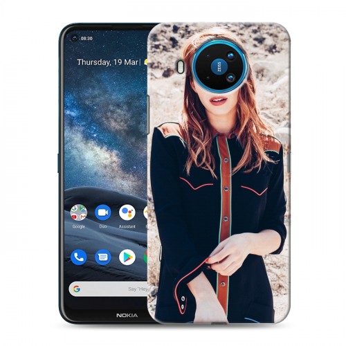 Дизайнерский силиконовый чехол для Nokia 8.3 Эмма Робертс