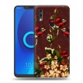 Дизайнерский силиконовый чехол для Alcatel 5V Цветочный арт-деко