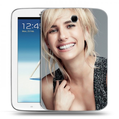 Дизайнерский силиконовый чехол для Samsung Galaxy Note 8.0 Эмма Робертс