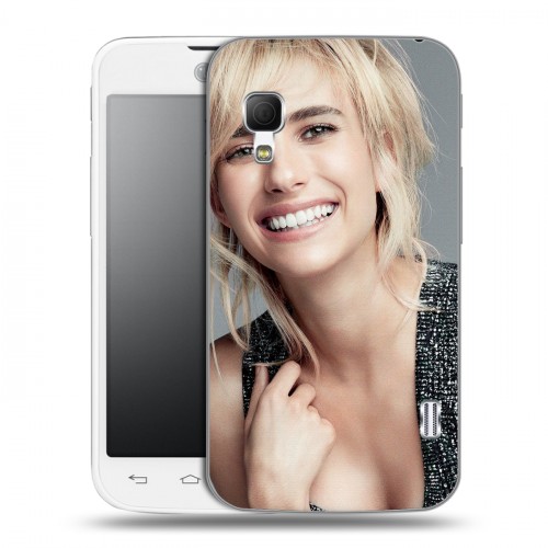 Дизайнерский пластиковый чехол для LG Optimus L5 2 II Эмма Робертс