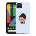 Дизайнерский пластиковый чехол для Google Pixel 4 Ким Кардашьян