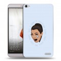 Дизайнерский пластиковый чехол для Huawei MediaPad X2 Ким Кардашьян