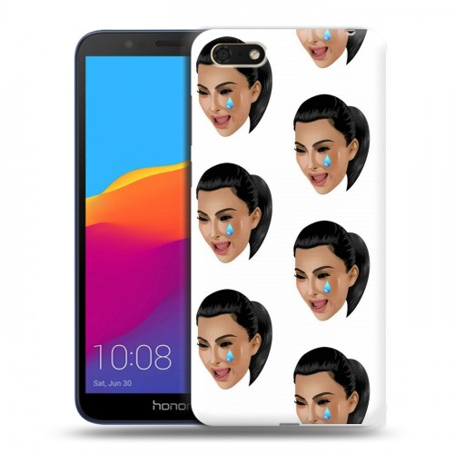 Дизайнерский пластиковый чехол для Huawei Honor 7A Ким Кардашьян