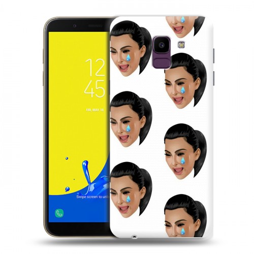 Дизайнерский пластиковый чехол для Samsung Galaxy J6 Ким Кардашьян