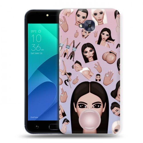 Дизайнерский пластиковый чехол для ASUS ZenFone 4 Selfie Ким Кардашьян
