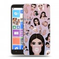 Дизайнерский пластиковый чехол для Nokia Lumia 1320 Ким Кардашьян