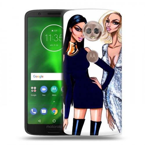 Дизайнерский пластиковый чехол для Motorola Moto G6 Ким Кардашьян