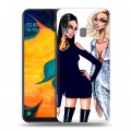 Дизайнерский силиконовый чехол для Samsung Galaxy A30 Ким Кардашьян