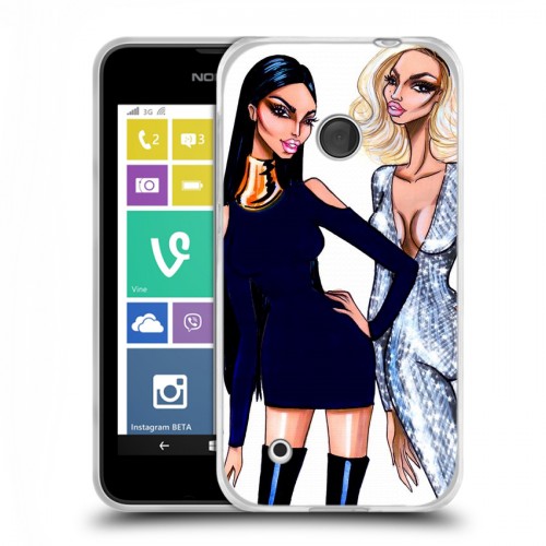 Дизайнерский пластиковый чехол для Nokia Lumia 530 Ким Кардашьян