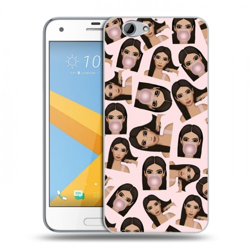 Дизайнерский пластиковый чехол для HTC One A9S Ким Кардашьян