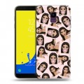 Дизайнерский пластиковый чехол для Samsung Galaxy J6 Ким Кардашьян