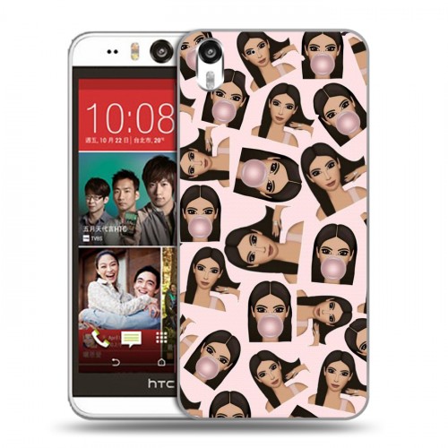 Дизайнерский силиконовый чехол для HTC Desire Eye Ким Кардашьян