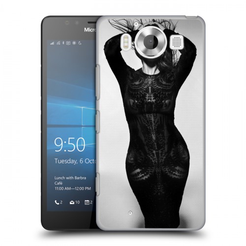 Дизайнерский пластиковый чехол для Microsoft Lumia 950 Ким Кардашьян