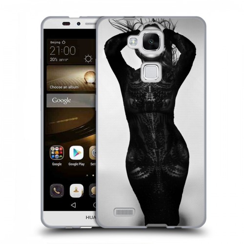 Дизайнерский силиконовый чехол для Huawei Ascend Mate 7 Ким Кардашьян
