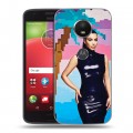 Дизайнерский силиконовый чехол для Motorola Moto E4 Plus Ким Кардашьян