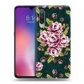 Дизайнерский силиконовый с усиленными углами чехол для Xiaomi Mi9 Цветочный арт-деко