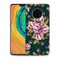 Дизайнерский пластиковый чехол для Huawei Mate 30 Цветочный арт-деко