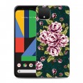 Дизайнерский пластиковый чехол для Google Pixel 4 Цветочный арт-деко