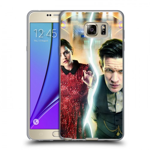 Дизайнерский пластиковый чехол для Samsung Galaxy Note 5 Доктор Кто