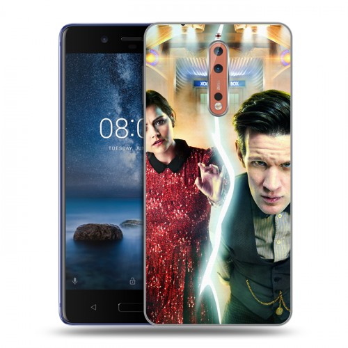 Дизайнерский пластиковый чехол для Nokia 8 Доктор Кто