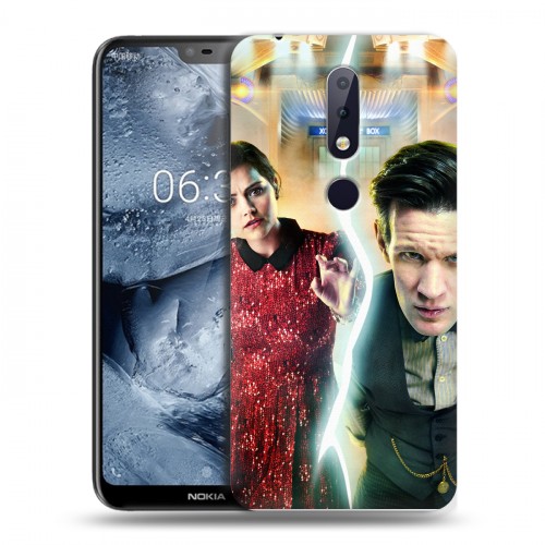 Дизайнерский силиконовый чехол для Nokia 6.1 Plus Доктор Кто