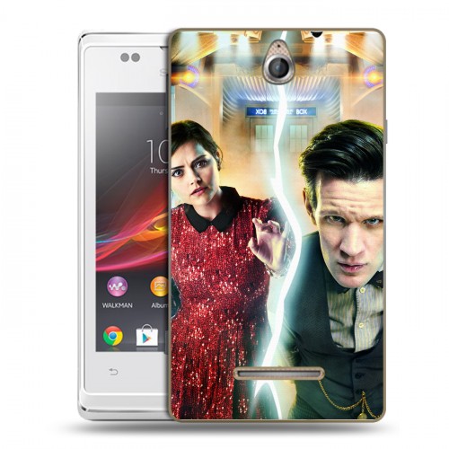 Дизайнерский пластиковый чехол для Sony Xperia E Доктор Кто