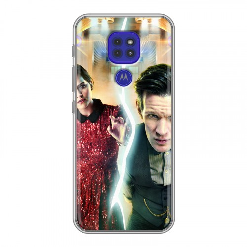 Дизайнерский силиконовый чехол для Motorola Moto G9 Play Доктор Кто