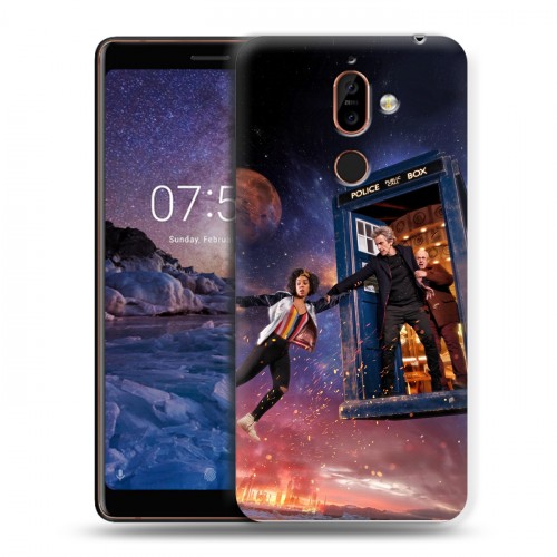 Дизайнерский пластиковый чехол для Nokia 7 Plus Доктор Кто