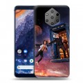 Дизайнерский силиконовый чехол для Nokia 9 PureView Доктор Кто