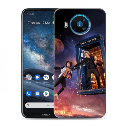 Дизайнерский силиконовый чехол для Nokia 8.3 Доктор Кто