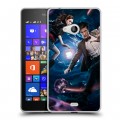 Дизайнерский пластиковый чехол для Microsoft Lumia 540 Доктор Кто