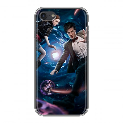 Дизайнерский силиконовый чехол для Iphone 7 Доктор Кто