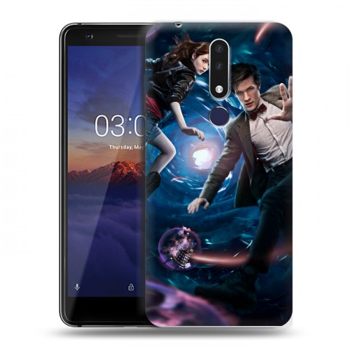 Дизайнерский силиконовый чехол для Nokia 3.1 Plus Доктор Кто