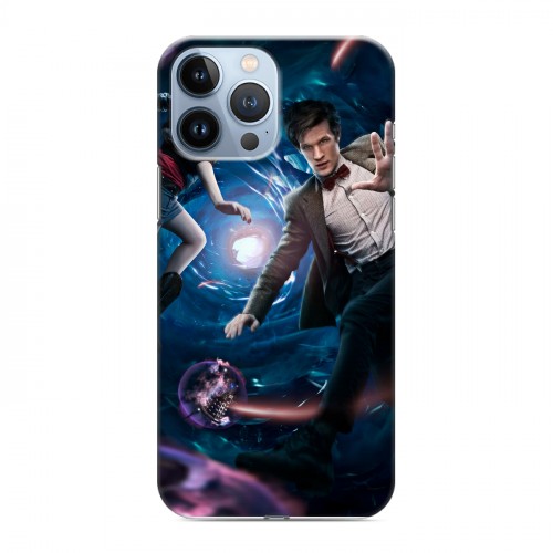 Дизайнерский силиконовый чехол для Iphone 13 Pro Max Доктор Кто