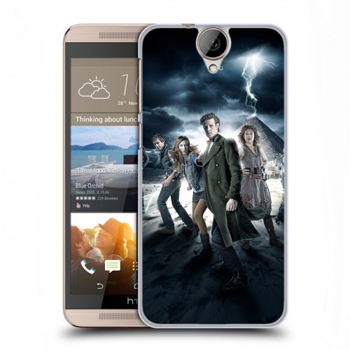 Дизайнерский пластиковый чехол для HTC One E9+ Доктор Кто