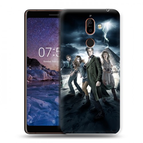 Дизайнерский пластиковый чехол для Nokia 7 Plus Доктор Кто