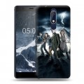 Дизайнерский пластиковый чехол для Nokia 5.1 Доктор Кто