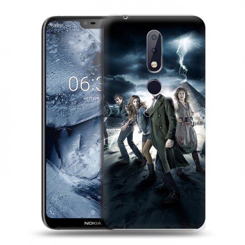 Дизайнерский пластиковый чехол для Nokia 6.1 Plus Доктор Кто