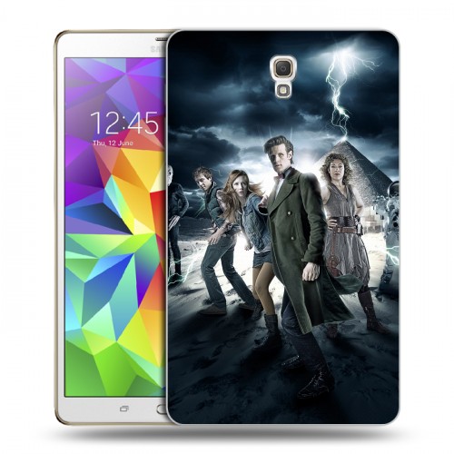 Дизайнерский силиконовый чехол для Samsung Galaxy Tab S 8.4 Доктор Кто