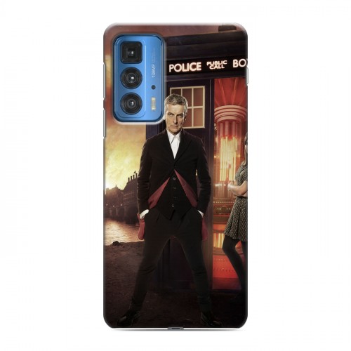 Дизайнерский силиконовый чехол для Motorola Edge 20 Pro Доктор Кто