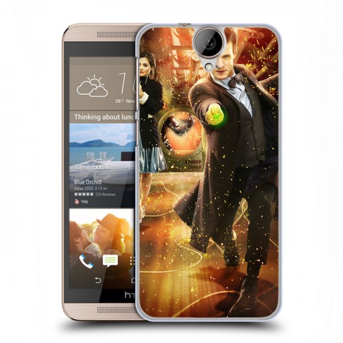 Дизайнерский пластиковый чехол для HTC One E9+ Доктор Кто